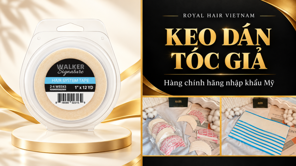 Keo dán tóc giả và băng dán Walker – Royal Hair Vietnam